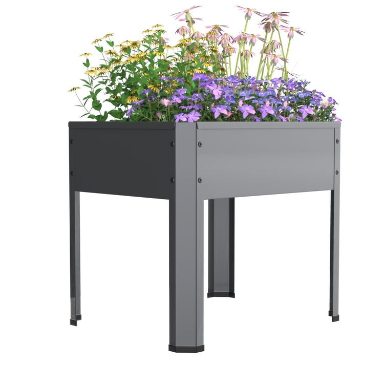 Produktbild: Metall Beet Pflanzkasten Hochbeet 50x40 Balora M