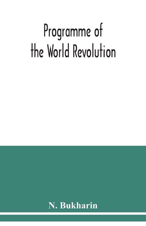Produktbild: Programme of the world revolution