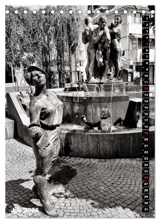 Produktbild: Ein Blick auf Bad Wildungen (Tischkalender 2026 DIN A5 hoch), CALVENDO Monatskalender