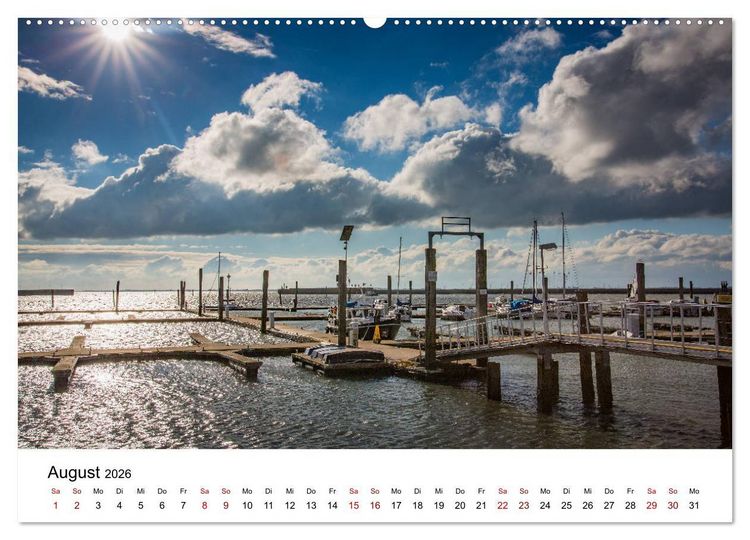 Produktbild: Langeoog &ndash; Ein Herbst auf der Insel des Lebens (Wandkalender 2026 DIN A2 quer), CALVENDO Monatskalender