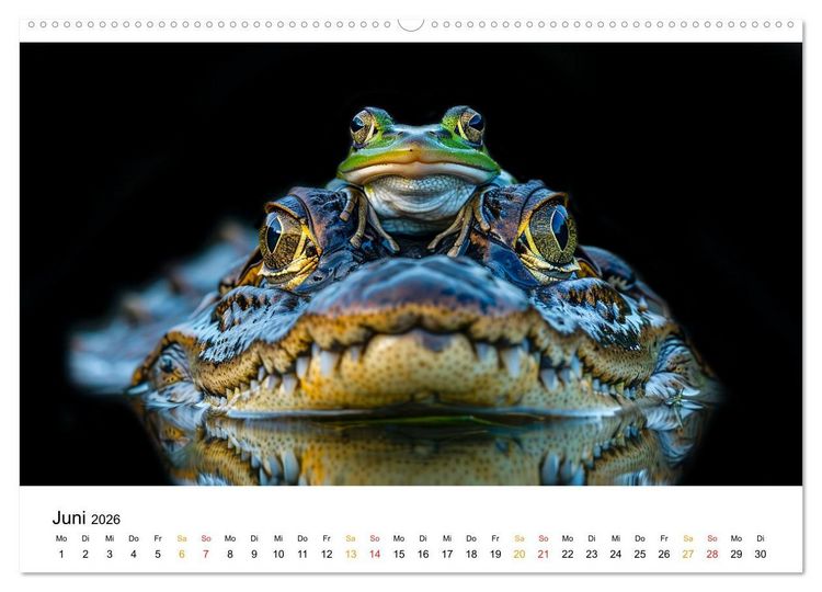 Produktbild: Magie der Tierwelt (Wandkalender 2026 DIN A2 quer), CALVENDO Monatskalender