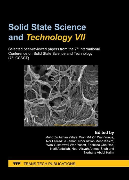 Produktbild: Solid State Science and Technology VII