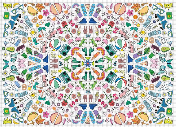 Produktbild: So. Many. Stickers. 1,000-Piece Puzzle