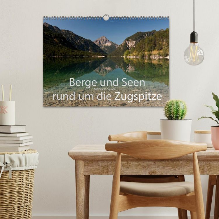 Produktbild: Berge und Seen rund um die Zugspitze (Wandkalender 2026 DIN A3 quer), CALVENDO Monatskalender