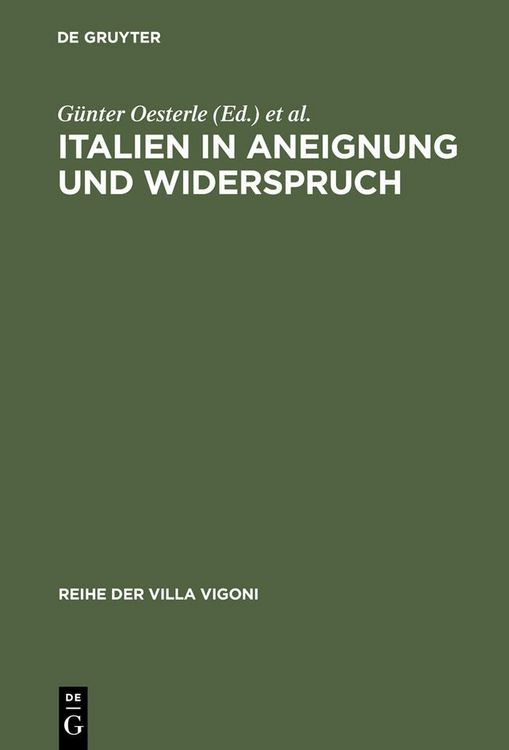 Produktbild: Italien in Aneignung und Widerspruch