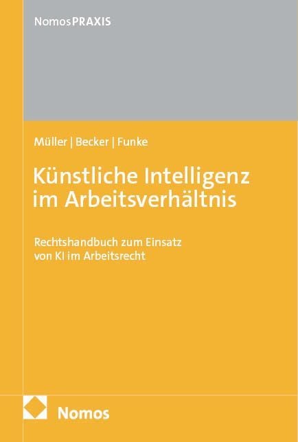 Produktbild: K&uuml;nstliche Intelligenz im Arbeitsverh&auml;ltnis