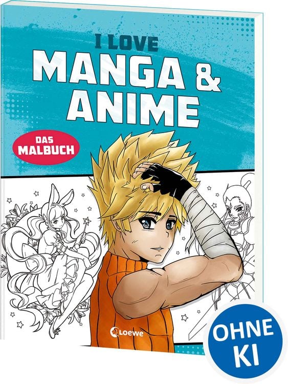 Produktbild: I love Manga & Anime - Das Malbuch