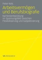 Produktbild: Arbeitsverm&ouml;gen und Berufsbiografie
