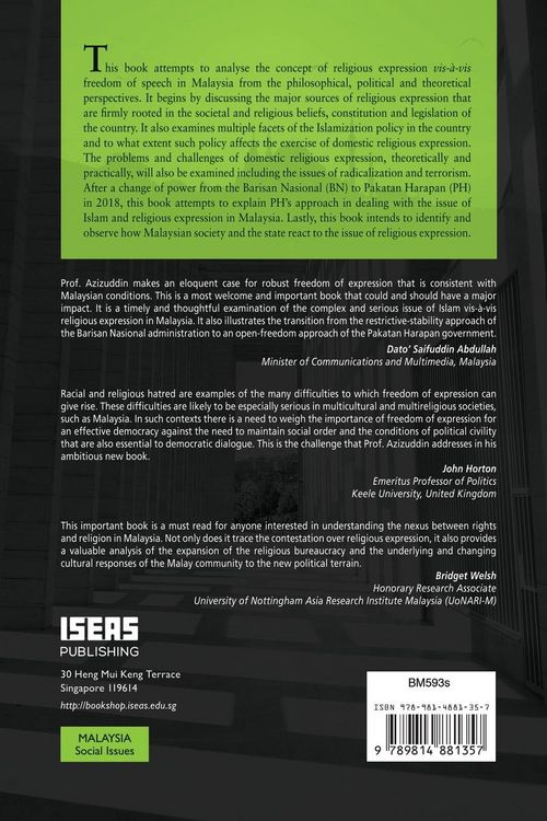 Produktbild: Islam and Religious Expression in Malaysia