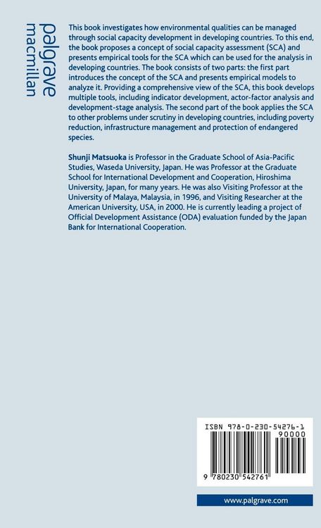 Produktbild: Effective Environmental Management in Developing Countries