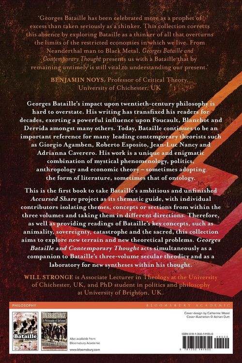 Produktbild: Georges Bataille and Contemporary Thought