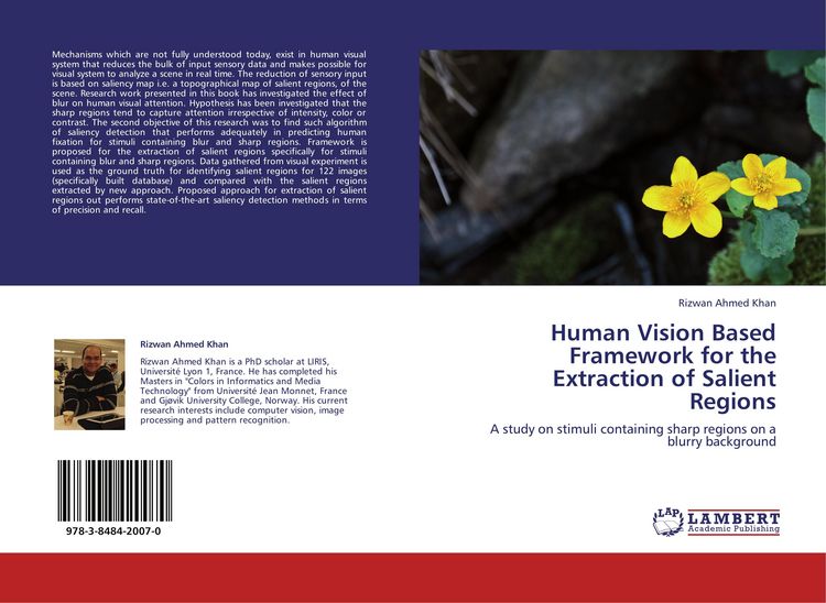 Produktbild: Human Vision Based Framework for the Extraction of Salient Regions