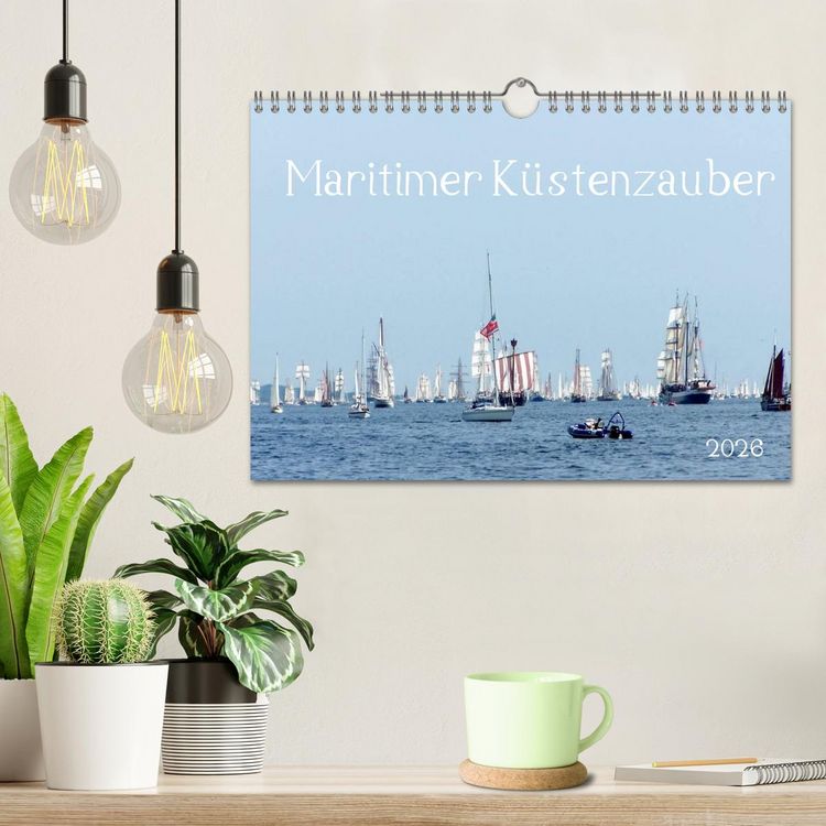 Produktbild: Maritimer K&uuml;stenzauber (Wandkalender 2026 DIN A4 quer), CALVENDO Monatskalender