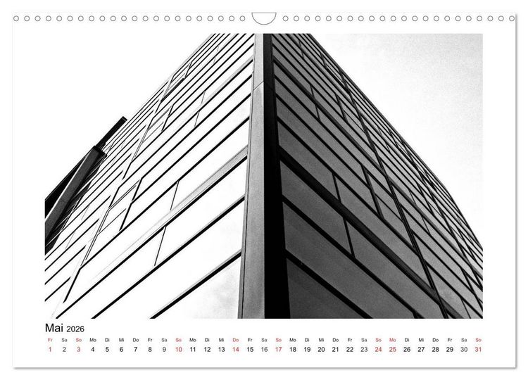 Produktbild: Bochum Black and White (Wandkalender 2026 DIN A3 quer), CALVENDO Monatskalender