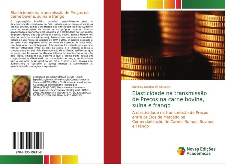 Produktbild: Elasticidade na transmiss&atilde;o de Pre&ccedil;os na carne bovina, su&iacute;na e frango