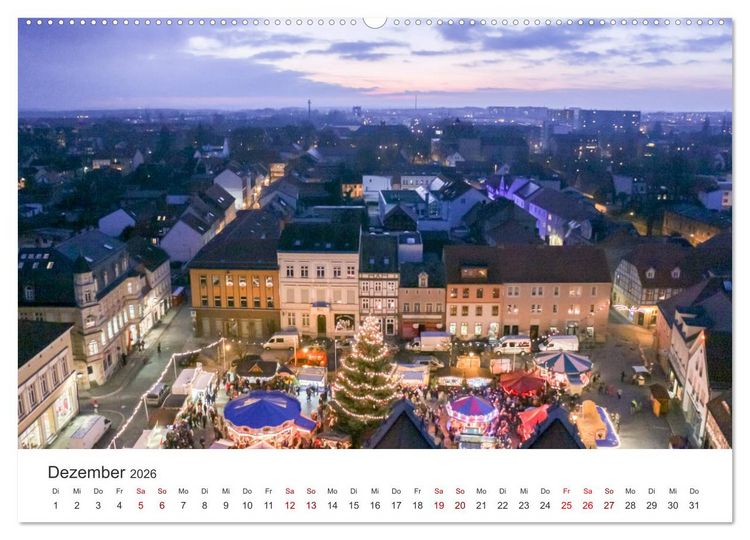 Produktbild: Gr&uuml;&szlig;e aus Stendal: Kalender 2026 (Wandkalender 2026 DIN A2 quer), CALVENDO Monatskalender