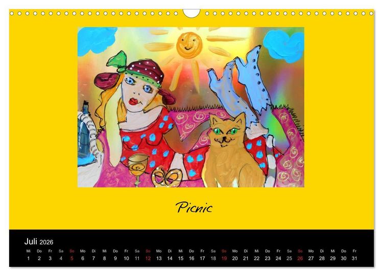 Produktbild: Lebensfreude 2026 (Wandkalender 2026 DIN A3 quer), CALVENDO Monatskalender