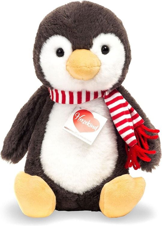 Produktbild: Teddy Hermann 93935 - Pinguin Pancho, 23 cm, Herzekind, Pl&uuml;schtier