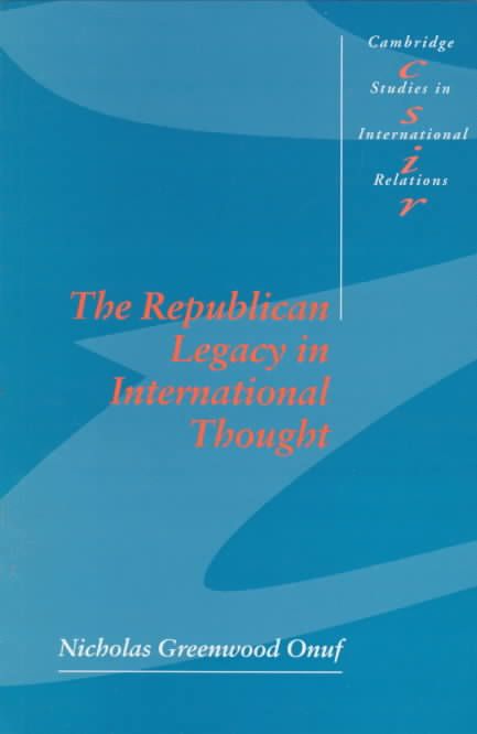Produktbild: The Republican Legacy in International Thought