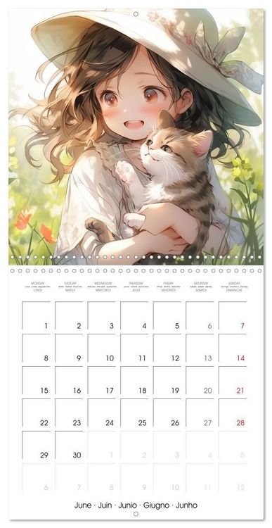 Produktbild: Manga - Time (Wall Calendar 2026 12 &times; 12 Inch) CALVENDO 12 Month Wall Calendar