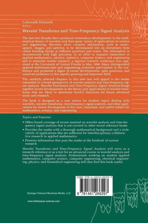 Produktbild: Wavelet Transforms and Time-Frequency Signal Analysis