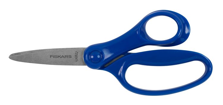 Produktbild: Edding Fiskars Gro&szlig;e Kinderschere ab 8 Jahre, 15 cm blau