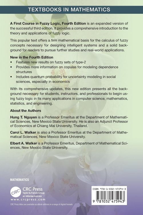 Produktbild: A First Course in Fuzzy Logic