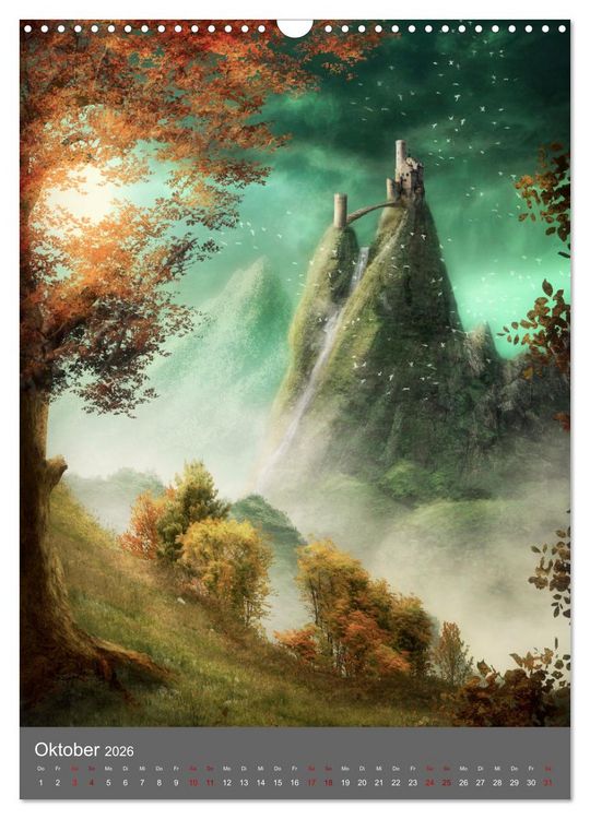 Produktbild: Das Grenzland (Wandkalender 2026 DIN A3 hoch), CALVENDO Monatskalender