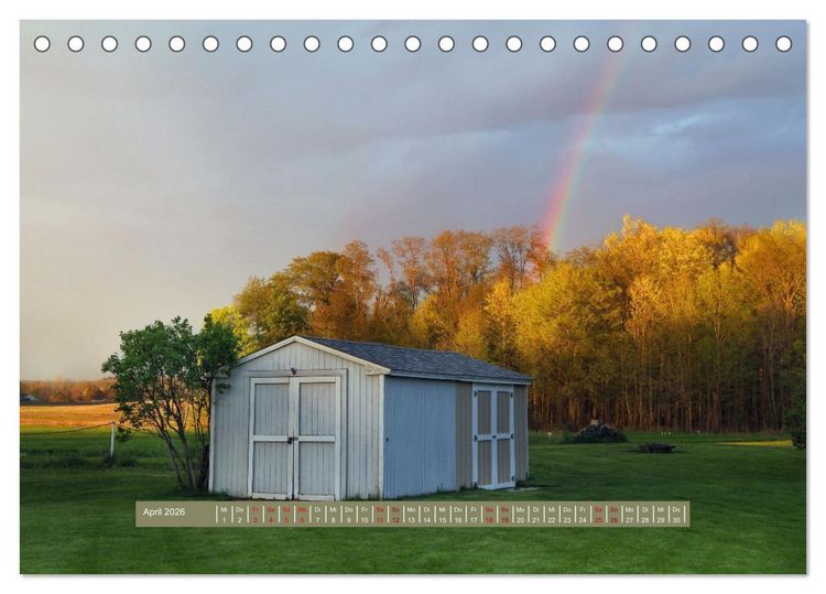 Produktbild: Michigan - Rund um Detroit (Tischkalender 2026 DIN A5 quer), CALVENDO Monatskalender