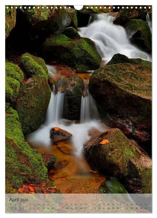 Produktbild: Alles im Fluss - Schwarzwaldwasser (Wandkalender 2026 DIN A3 hoch), CALVENDO Monatskalender