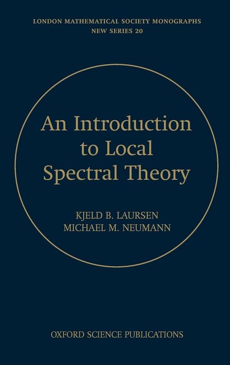 Produktbild: An Introduction to Local Spectral Theory