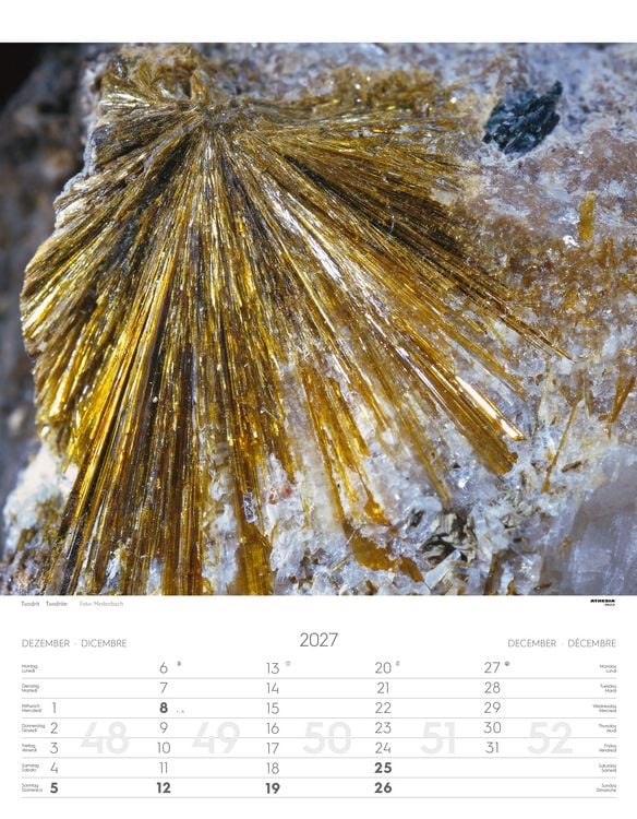 Produktbild: Mineralien Kalender 2027
