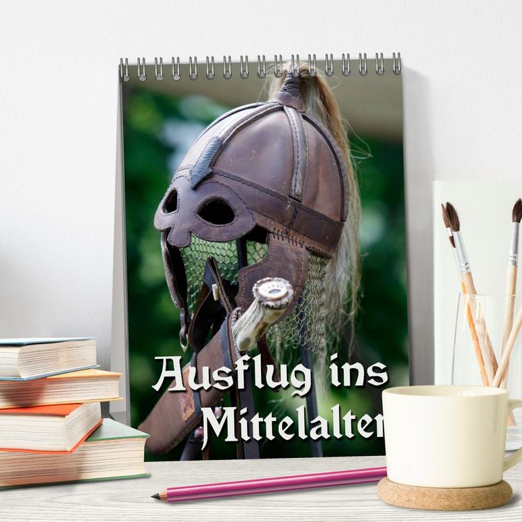 Produktbild: Ausflug ins Mittelalter (Tischkalender 2026 DIN A5 hoch), CALVENDO Monatskalender