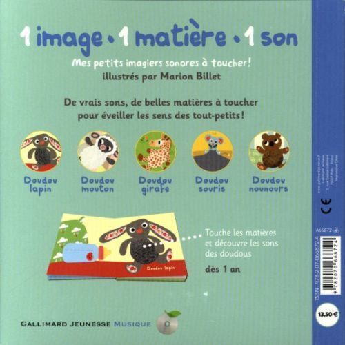 Produktbild: Mes doudous : 5 mati&egrave;res &agrave; toucher, 5 sons &agrave; &eacute;couter