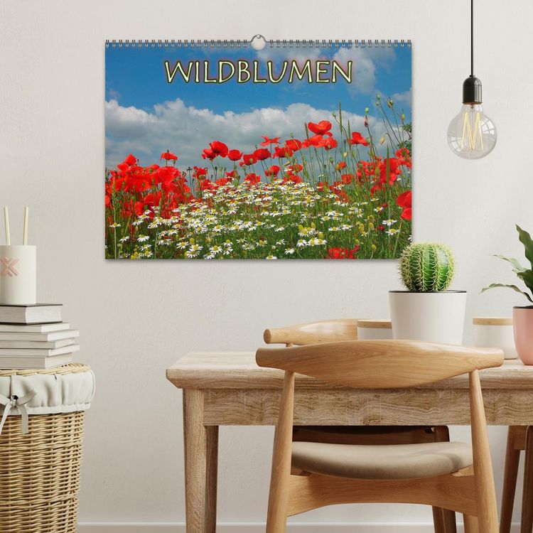 Produktbild: Wildblumen 2026 (Wandkalender 2026 DIN A3 quer), CALVENDO Monatskalender