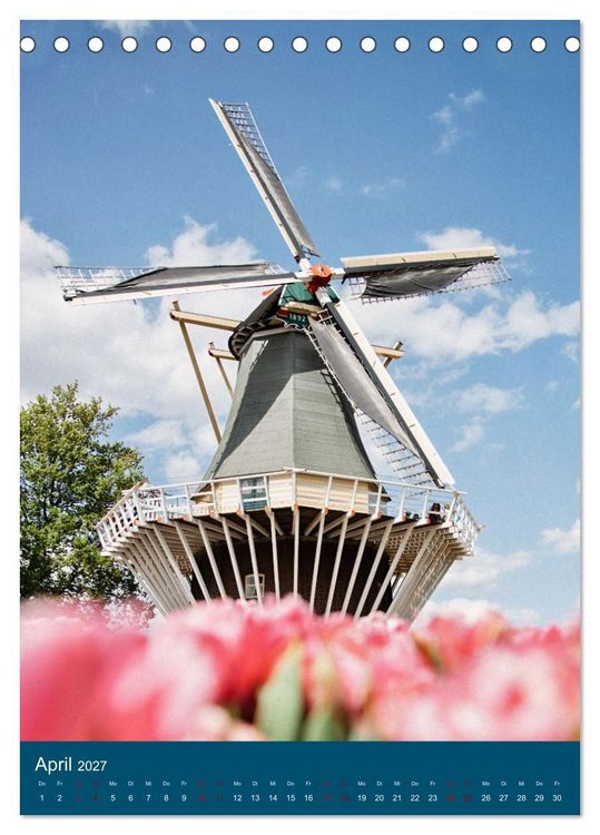 Produktbild: Erlebnis Windm&uuml;hle (Tischkalender 2027 DIN A5 hoch), CALVENDO Monatskalender
