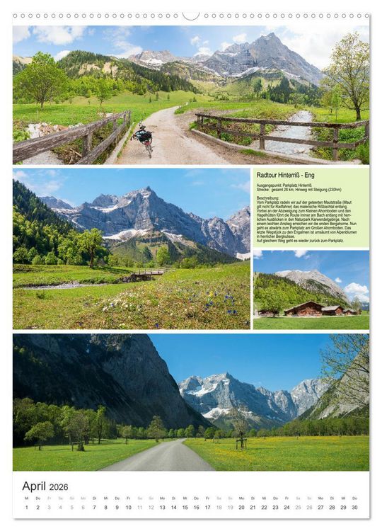 Produktbild: Radlgl&uuml;ck mit Alpenblick 2026 (hochwertiger Premium Wandkalender 2026 DIN A2 hoch), Kunstdruck in Hochglanz