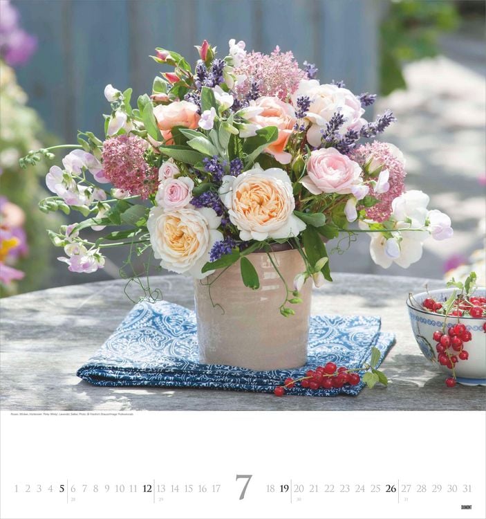 Produktbild: Bouquets 2026 - Foto-Kalender - Wand-Kalender - 45x48 - Blumen-Kalender