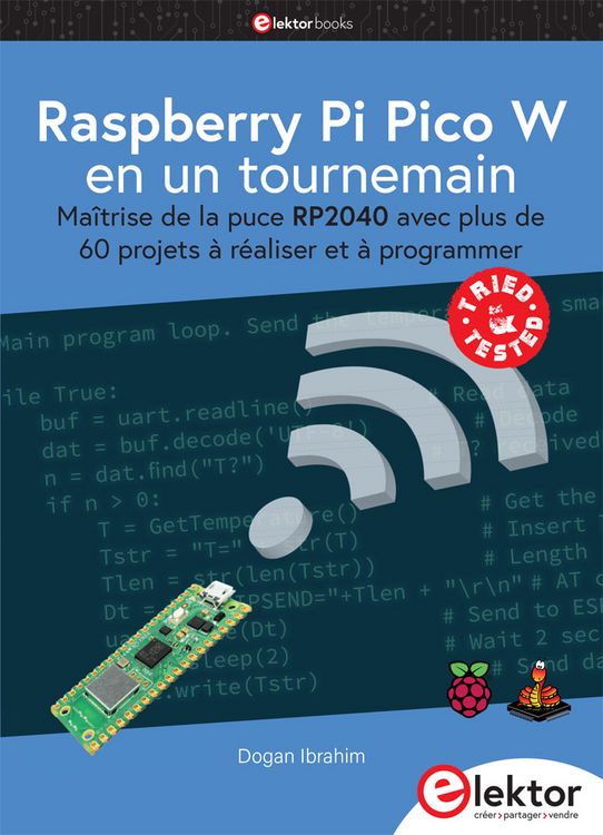 Produktbild: Raspberry Pi Pico W en un tournemain