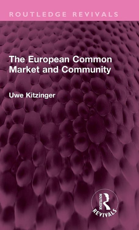 Produktbild: The European Common Market and Community