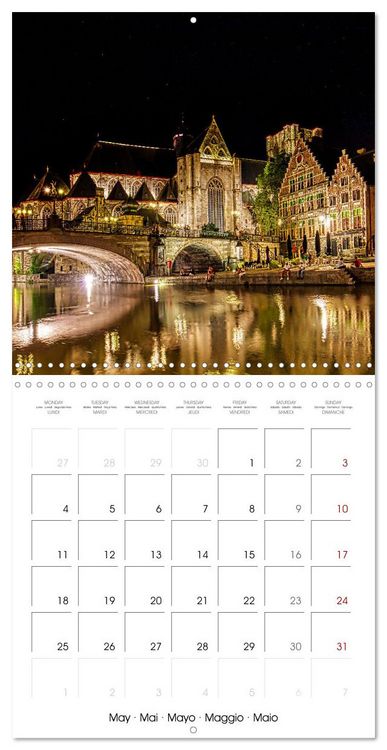 Produktbild: Comt&eacute; de Flandre (Calendrier mural carr&eacute; 2026 30x30 cm) Calendrier double avec une page pour vos prises de notes