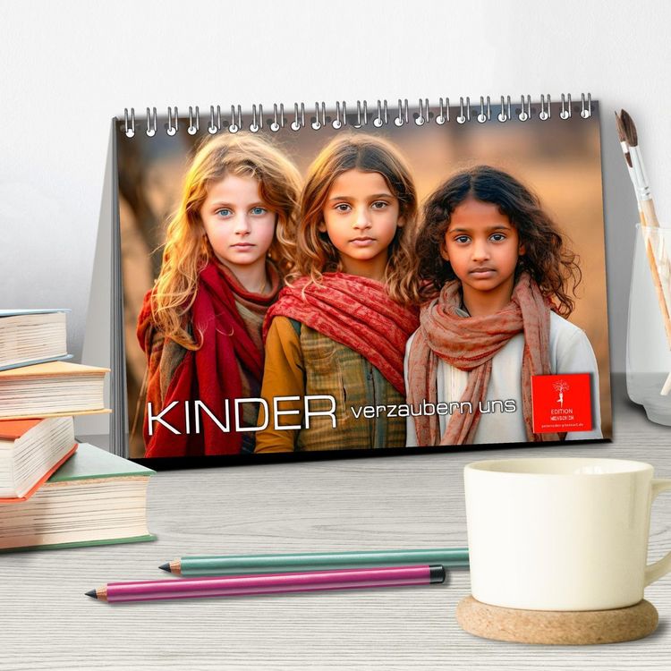 Produktbild: Kinder verzaubern uns (Tischkalender 2026 DIN A5 quer), CALVENDO Monatskalender