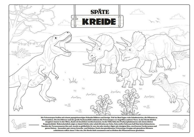 Produktbild: Mein extra gro&szlig;es Malbuch - Dinosaurier