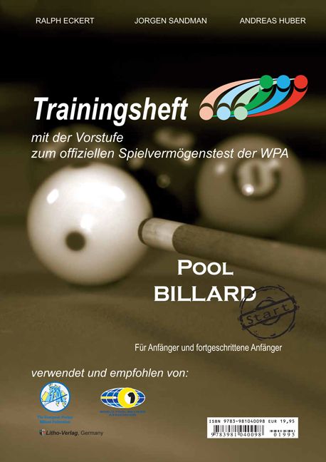 Produktbild: PAT Pool Billard Trainingsheft Start