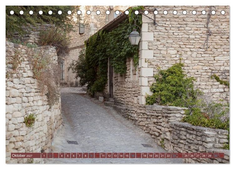 Produktbild: Frankreich. Ein Streifzug durch die D&ouml;rfer der franz&ouml;sischen Provence (Tischkalender 2027 DIN A5 quer), CALVENDO Monatskalender