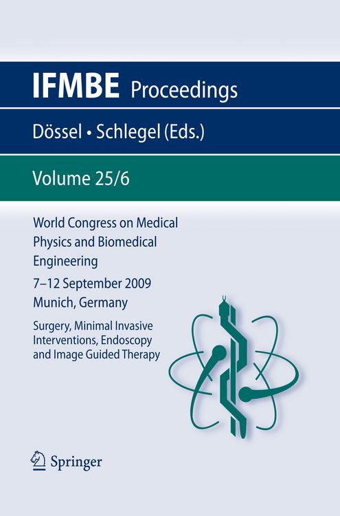 Produktbild: World Congress on Medical Physics and Biomedical Engineering September 7 - 12, 2009 Munich, Germany