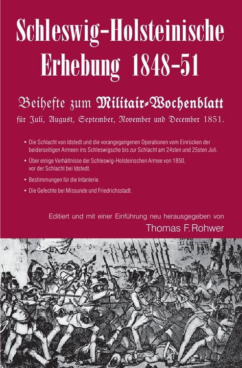 Produktbild: Die Maritime Bibliothek / Schleswig-Holsteinische Erhebung 1848-51 - Beihefte zum Militair-Wochenblatt