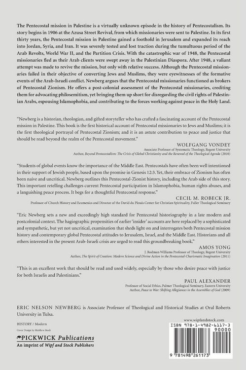 Produktbild: The Pentecostal Mission in Palestine