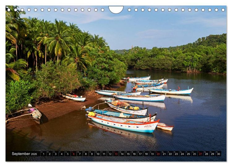 Produktbild: Exotisches Indien (Wandkalender 2026 DIN A4 quer), CALVENDO Monatskalender