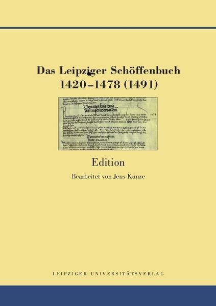Produktbild: Das Leipziger Sch&ouml;ffenbuch 1420-1478 (1491)